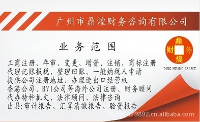 專業(yè)護航，財智未來——廣州市鼎煌財務(wù)咨詢有限公司